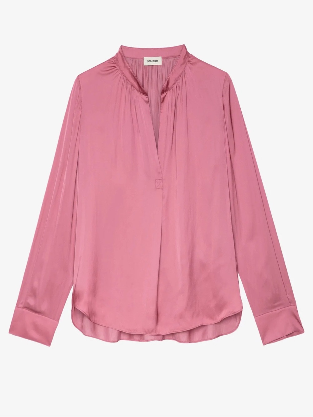 ZADIG & VOLTAIRE Pink Satin Blouse Women’s Size XS